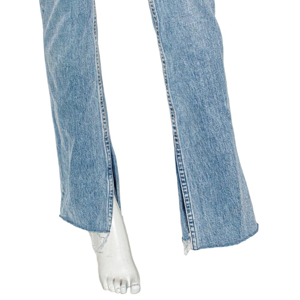 GRLFRND Addison High-Rise Denim Jeans Split Boot Touch The Floor sz 27 - Picture 9 of 12